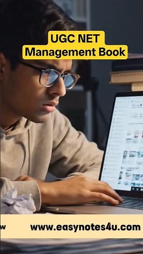 UGC NET Management Printed Book by Dr. Gaurav Jangra | Easy Notes 4U Academy