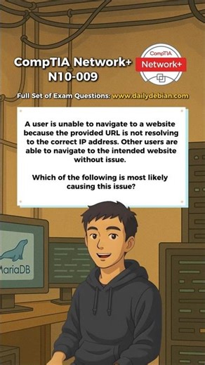 CompTIA Network+ (N10-009) Exam-Style Practice Question 2026