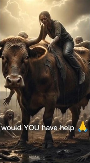 the million of jombies coverd the cow #youtubeshorts #animals #rescueefforts