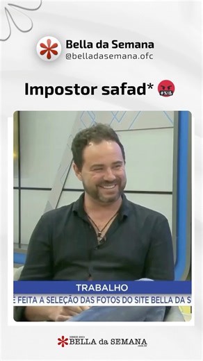 Bella da Semana on Instagram: "Cuidado com os “Impostores Safados”! 😤🚫 O Alexandre Peccin abriu o jogo com o Cacau Menezes sobre os riscos de golpes na internet. Tem gente usando o nome do Bella da Semana para benefício próprio e má conduta. Fique ligado: ✅ Nossos contatos são sempre oficiais. ✅ Prezamos pelo respeito e integridade de todas as modelos. ✅ Não caia em conversas paralelas! A beleza do nosso trabalho é feita com seriedade. Compartilhe esse vídeo para que mais pessoas fiquem atenta
