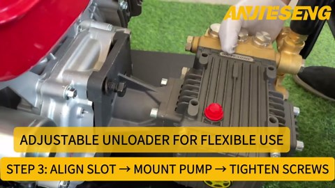 Pressure Washer Pump 25.4mm 4400PSI 4.8GPM Water Pressure Pump for Gas Pressure Washer – 15L/min 0-300bar 1 Inch Shaft Horizontal Triplex Plunger High