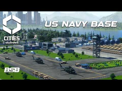 Let's Build a Realistic US NAVAL BASE || Cities: Skylines 2