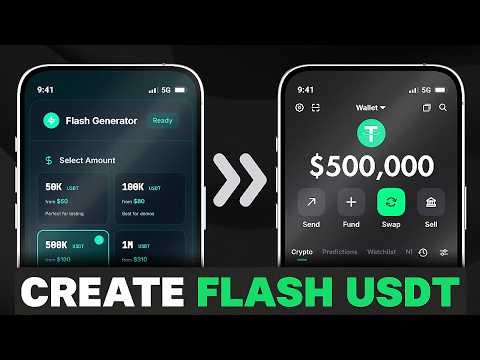 How To Generate 500k Flash USDT On TRC20 - 2026 Step-By-Step Tutorial