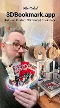 How to Make a Custom 3D Printed Bookmark