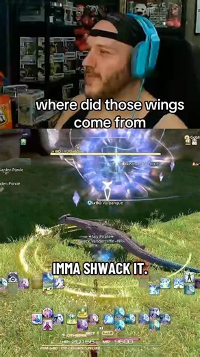 i really thought he was just a weird lizard 😅 Final Fantasy XIV Sprout discovering Shadowbringers