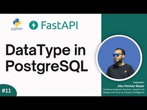 11. PostgreSQL DB: Table, Data Types, Primary Key