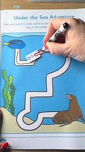 This Pencil Control Hack Makes Practice More Fun! 🐟✏️