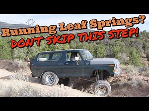 How to Cycle Leaf Spring Suspension! Get the Most out of Your Leaf Springs!