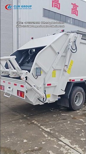 Sinotruk HOWO 4x2 6CBM Compression Garbage Refuse Collection Truck
