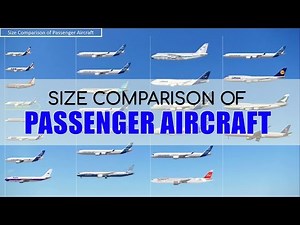 Size Comparison of Passenger Aircraft ✈️ Passenger Plane Size Comparison ✈️ Part 1