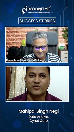 Mahipal Singh's Data Analyst Journey | Cynet Corp | 360DigiTMG Review