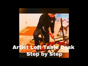 Artist Loft Table 💖 Step by Step Assembling #CaliforniaAdventuresTravelChannel l #NoahElijahDhanjal