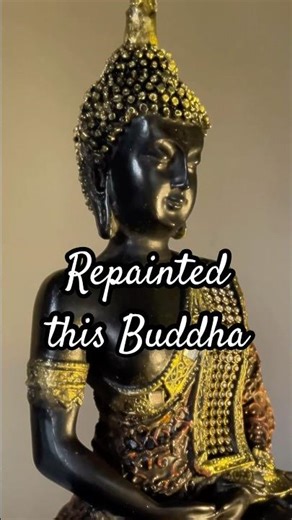 You Won’t Believe This is the Same Buddha Statue! 😱 | DIY Repainting Transformation #ytshorts #diy