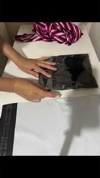 ASMR Packing | Black Blouse 📦 #shorts