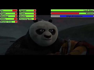 Kung Fu Panda 2 (2011) Final Battle with healthbars 2/2