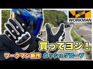 ワークマンのメッシュグローブはオススメである！【バイク用夏用ライディンググローブレビュー】
