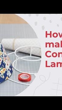 How to Make a Conical Lampshade with Needcraft Kits