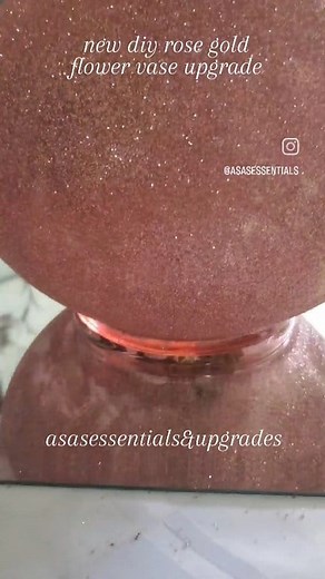 1M views · 34K reactions | New rose gold flower vase upgrade. Follow me for more diy projects. Subscribe to my utube channel for full diy videos. Link in my bio. Thank you for supporting my pages. 189k followers❤️ | Asa Asa | Facebook