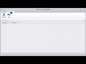 DevExpress Tutorial - Adorner UI Manager & Badges C# Application | FoxLearn