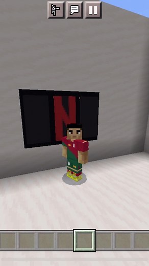 Netflix en Minecraft #parati #fypシ #xyzbca #viral #isweatpugx #tutorial #minecraft #tutorialminecraft #netflix #pantalla #pantallaplana #television @Netflix Latinoamérica