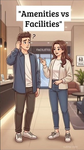 Amenities or Facilities? 🤔 Easy English Conversation for A2 level