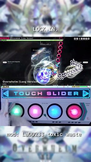 LOCK IN. #projectdiva #vocaloid #rhythmgame #projectsekai #hatsunemiku #arcaea #osu #handcam