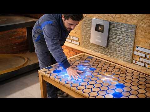 A man created a table that reacts to touch. Everyone is shocked by the result.