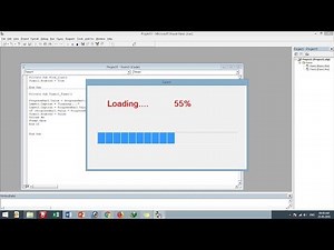 progress bar control in vb 6.0 // splash screen in vb 6 // splash screen with progress bar