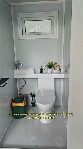 The modular portable toilet is truly a "freedom on the go"! #bathroom