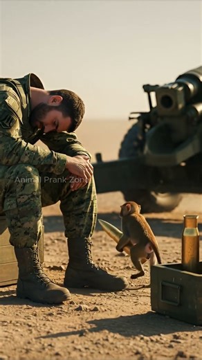 Unexpected moment #army #monkey #rocketlaunch #viralvideo