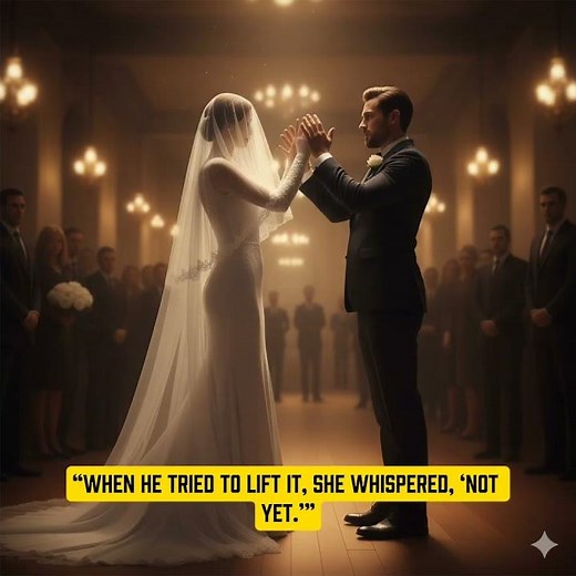 “The Bride Who Never Took Off Her Veil 👰‍♀️😶”