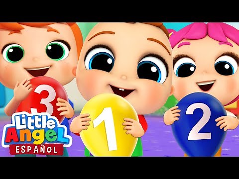 ¡Contar es Fácil Cantando con Bebé Juan! 🔢🎂🎈 | Canciones Infantiles | Little Angel Español