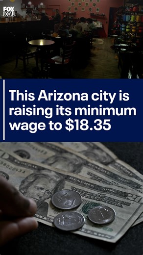 Flagstaff's minimum wage will rise to $18.35 per hour starting Jan. 1, which is roughly $3 higher than the Arizona state minimum. | FOX 10 Phoenix