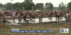 Mud volleyball tournament “serving” for the environment in Roscoe
