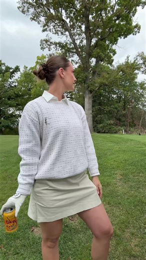 Thrifted fall golf fit @Addidas skirt thrifted, sweater thrifted ⛳️ #thriftedvstyled #golf #golffit #golfootd