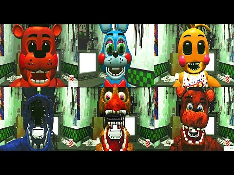 Five Nights at Freddy's 2: Remastered - All Jumpscares