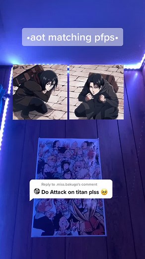 AOT Matching PFPS - Levi and Eren Twins!