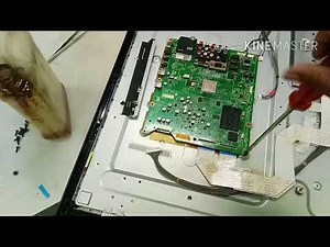 how to repair LG 42LE5500 no picture fault