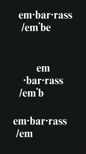 💡Word of the Day: Embarrass - to make someone feel awkward or self-conscious! 😳💭