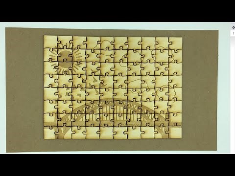 Laser Cut Jigsaw Puzzle