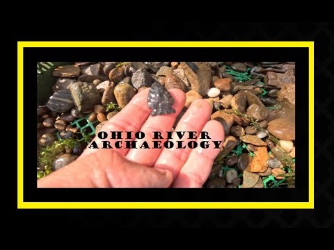 Arrowhead Hunting The Ohio River - Archaeology - History Channel - Antiques - Ancient Discoveries -
