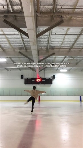 inspired me to get back on the ice for the first time in maybe years #alysaliu #figureskating #iceskating #olympics