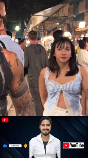 Massive Bodybuilder Turns Heads at Night Market | Unreal Physique Motivation 💪