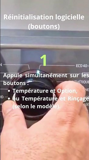 Resetting a Samsung EcoBubble washing machine (quick tip!)