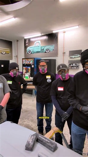 Blocking a Filled Dent Using an X Pattern #shorts