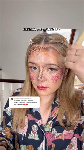 BLENDING STRAW CONTOUR MAKEUP 😳🫣 #makeup #contour #blend