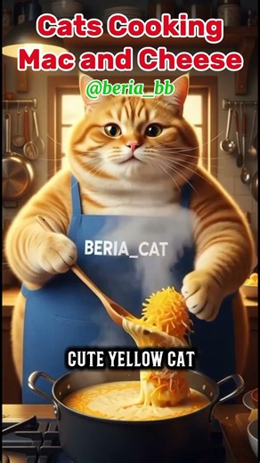 Cats Cooking Mac and Cheese #shorts #shortvideo #funny #viral #cat