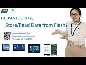 DWIN T5L DGUS Tutorial #28: Read/Write data from/to Nor Flash?