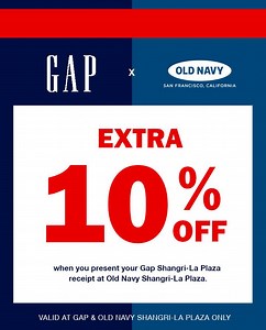 HURRY! It’s the last day to enjoy these offers at Gap & Old Navy...