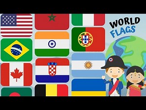 FLAGS of the World for Kids - Guess Country Flags Trivia Quiz